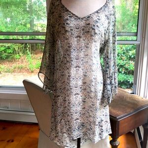 Silk tunic pull over dress